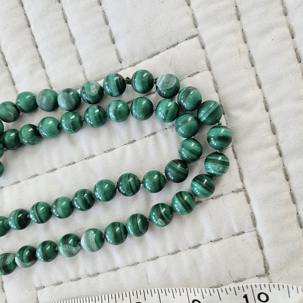 Malachite Beaded Necklace